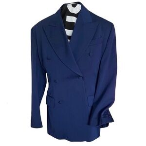 JEAN-PAUL GAULTIER Mens Cobalt Blue Jacket